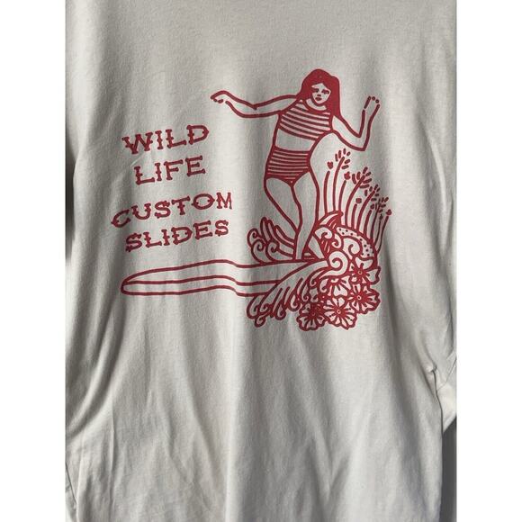 Next Level Lady Slider T-Shirt Size Small Natural Cotton Short Sleeve Surfer - Picture 2 of 10
